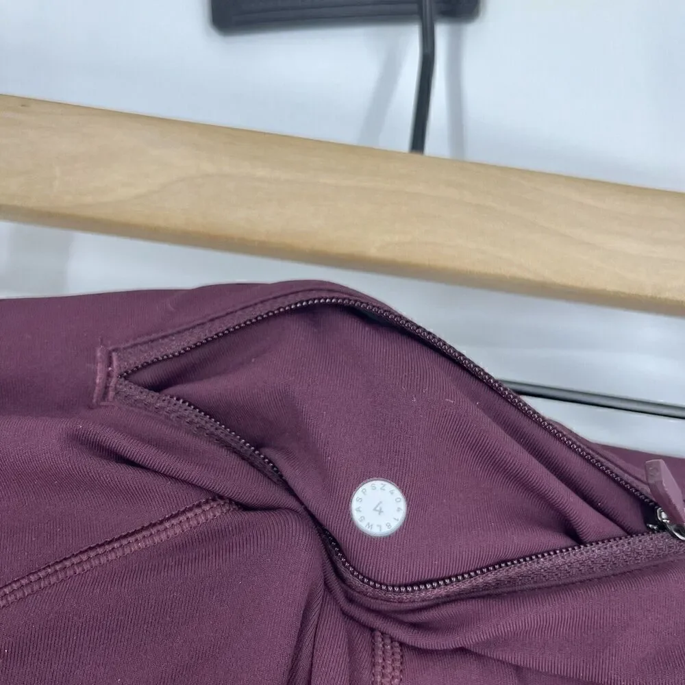 Lululemon Speed Up Tight Size 4 Dark Adobe Full On Luxtreme Brushed 28